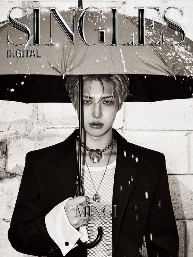 Mingi (ATEEZ) - مجلة Singles مايو 2026 (معاينة الغلاف الرقمي)