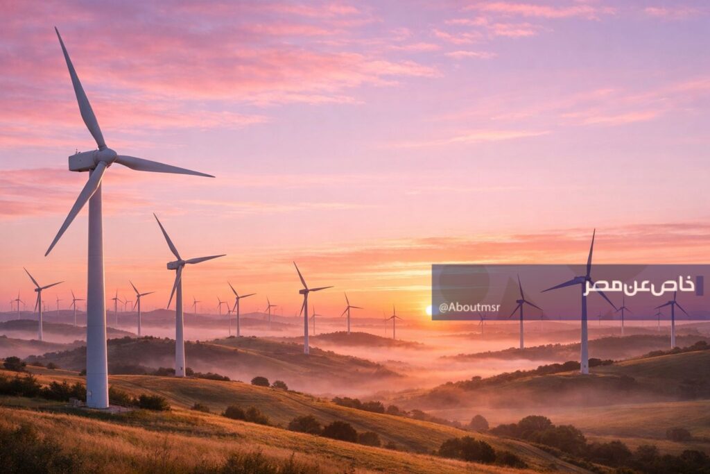 إنشاء مزرعة رياح خليج السويس