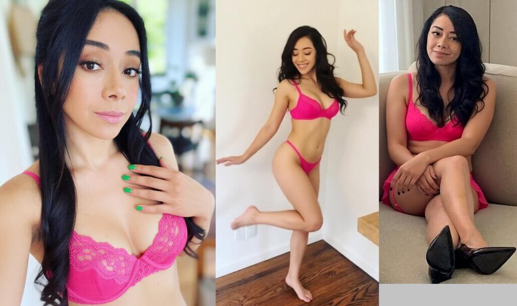 Aimee Garcia; pretty in pink