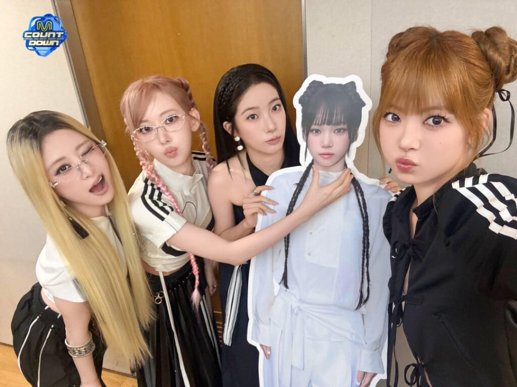 تحديث تويتر لـ 260528 Mnet M Countdown مع LE SSERAFIM (2) - صور ما قبل العرض