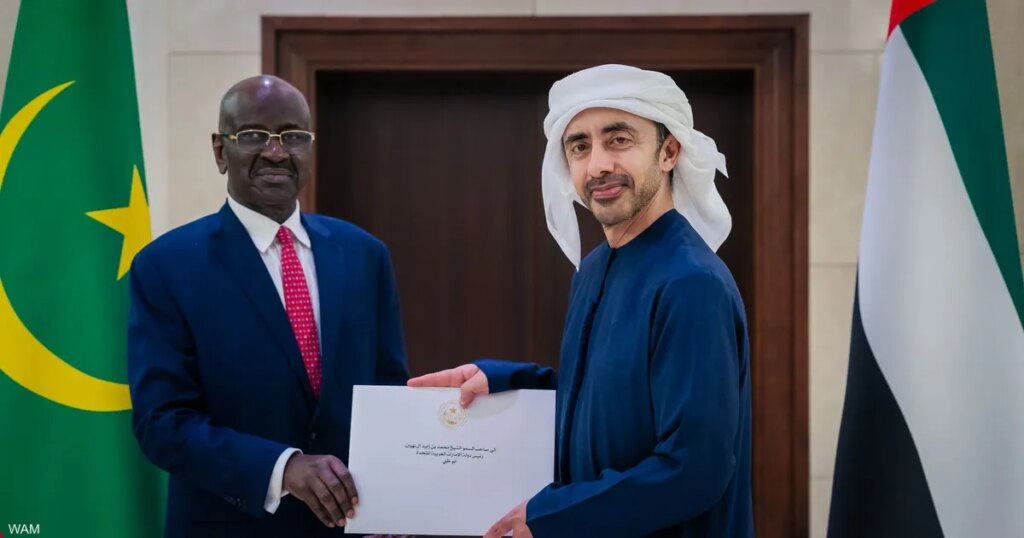 رئيس الدولة يتلقى رسالة خطية من رئيس موريتانيا
