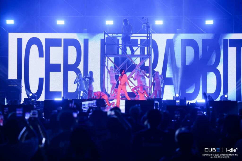 260511 i-dle خلف الصورة - سويون 'icebluerabbit' HIPHOPPLAYA FESTIVAL 2026 خلف الكواليس ♡