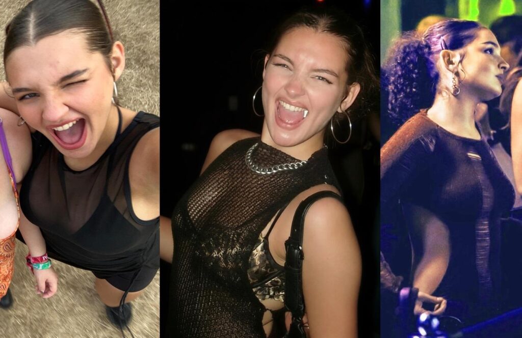 Billie Boullet having fun