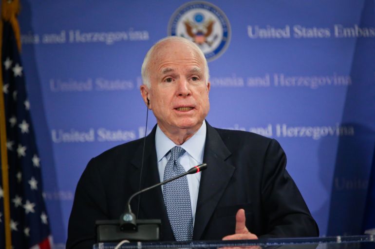 US: Senator McCain dead at 81 of brain cancer