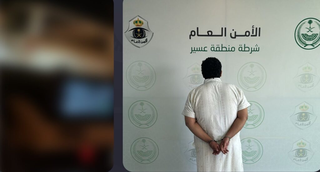 شرطة عسير تقبض على مواطن تعمد الاصطدام بمركبة أمنية متوقفة والهروب من الموقع