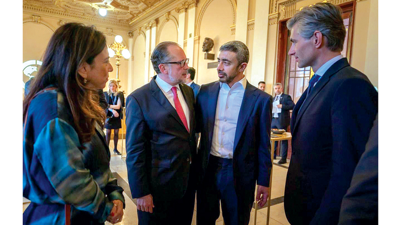 وفد الإمارات يختتم مشاركته في منتدى الأمن العالمي «غلوبسك» وفد الإمارات يختتم مشاركته في منتدى الأمن العالمي «غلوبسك»