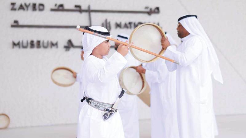 «فرحة العيد» يجمع العائلات في متحف زايد الوطني «فرحة العيد» يجمع العائلات في متحف زايد الوطني