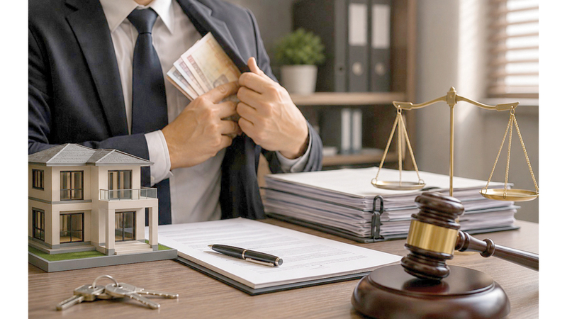 مالك عقارات يكتشف بالمصادفة اختلاس موظف بشركة «وساطة» لأموال تسويات إيجارية مالك عقارات يكتشف بالمصادفة اختلاس موظف بشركة «وساطة» لأموال تسويات إيجارية