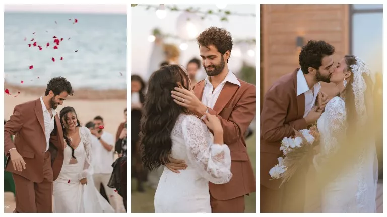 بعد أزمة آية سماحة.. ثراء جبيل تنشر صورا من زفافها: "طب أهو"