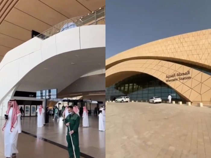 صحيفة المرصد - بالفيديو.. رسميا : افتتاح وتشغيل محطة قطار المسار البرتقالي في السويدي الغربي بالرياض