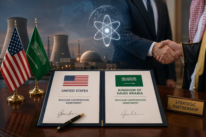صحيفة المرصد - لا يتضمن ضوابط ”المعيار الذهبي” .. رويترز تكشف تفاصيل الاتفاق النووي المدني المرتقب بين الرياض وواشنطن