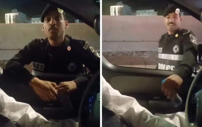صحيفة المرصد - "السعودية نورت بأهل سوريا".. بالفيديو: رجل أمن سعودي يرحب بالحجاج السوريين عند وصولهم إلى المملكة