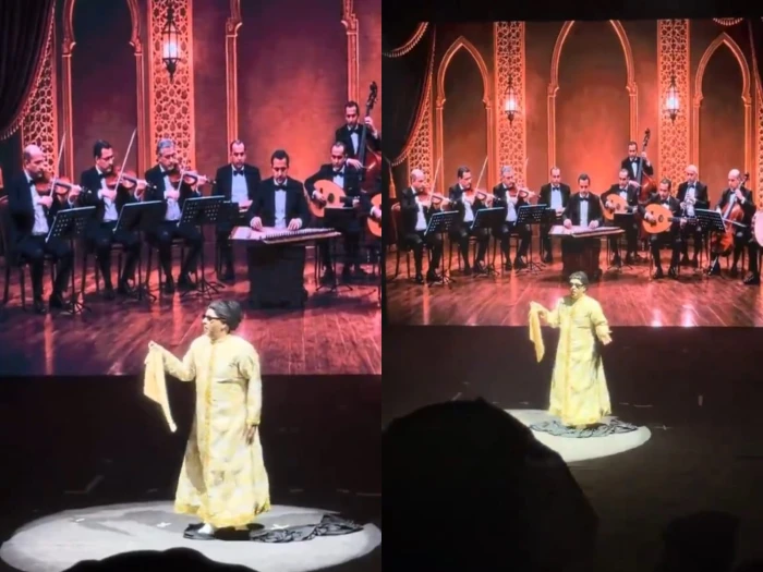 صحيفة المرصد – بالفيديو.. حسن البلام يقلد الفنانة الراحلة “أم كلثوم” أثناء عرض مسرحية “شوقر دادي” صحيفة المرصد - بالفيديو.. حسن البلام يقلد الفنانة الراحلة "أم كلثوم" أثناء عرض مسرحية "شوقر دادي"