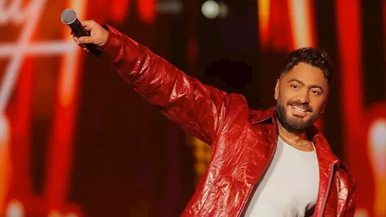 تامر حسني يقلد مايكل جاكسون في أحدث حفلاته- فيديو تامر حسني يقلد مايكل جاكسون في أحدث حفلاته- فيديو
