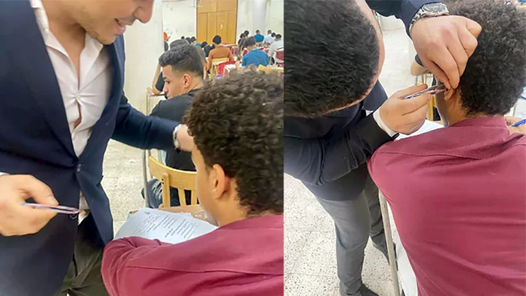 ملقاط في لجنة الامتحان.. كواليس واقعة السماعة التي هزت حقوق أسيوط ملقاط في لجنة الامتحان.. كواليس واقعة السماعة التي هزت حقوق أسيوط