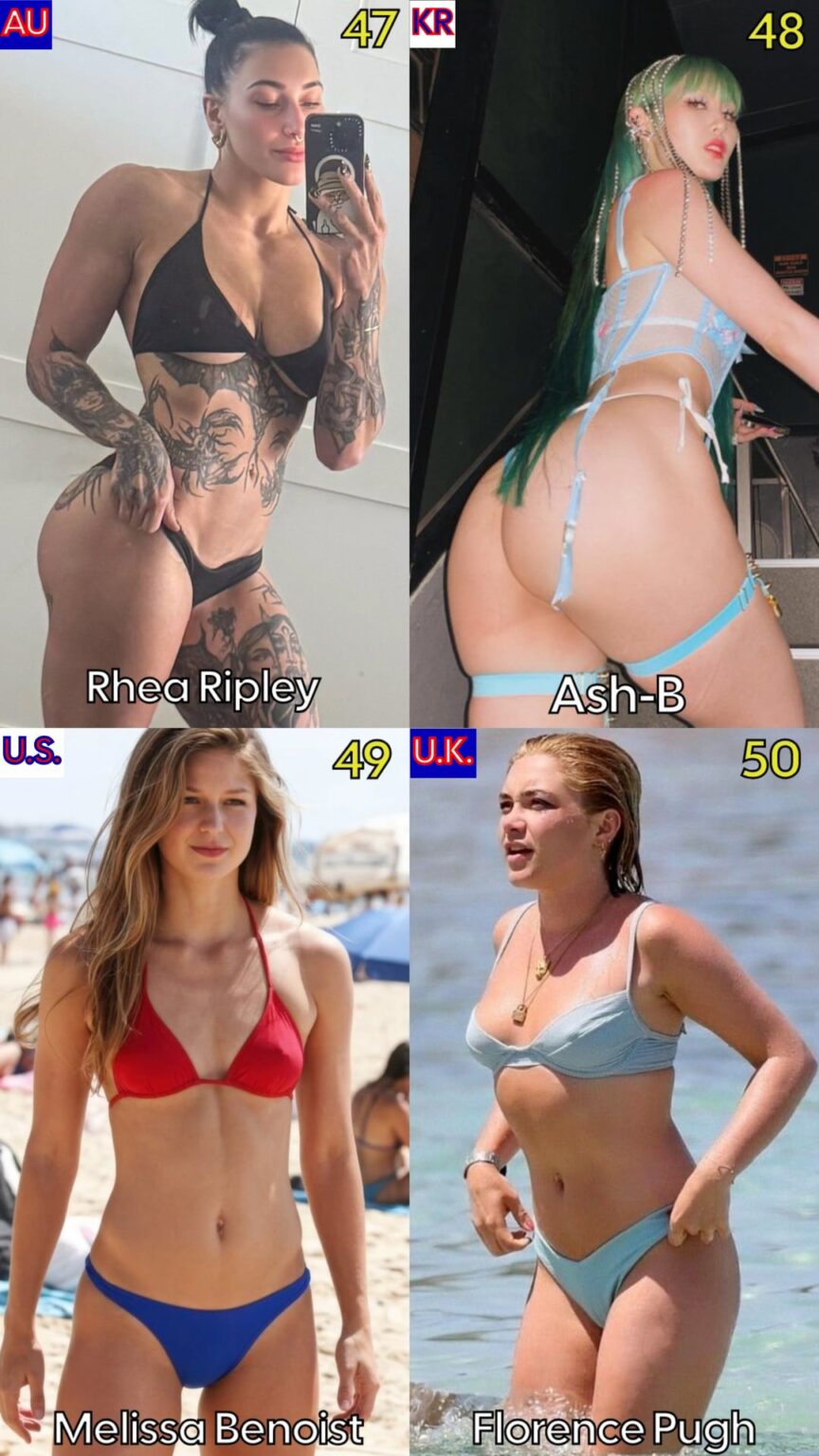 My top 50 celebs