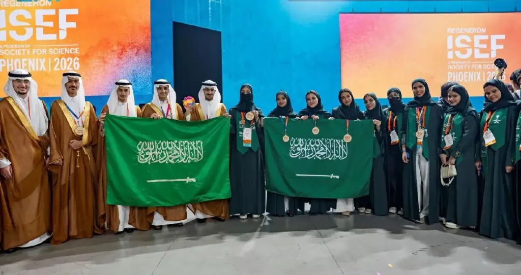 السعودية تحصد المركز الأول عالمياً في الأحياء الحسابية بمعرض «آيسف 2026» - أخبار السعودية