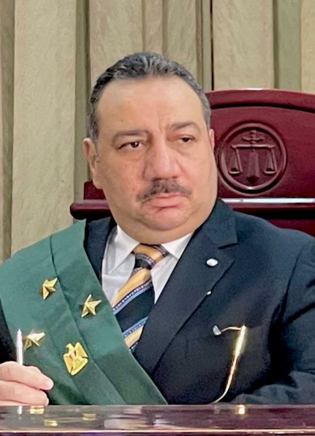 هيئة المحكمة في قضية حيهان الشماشيرجى (1)