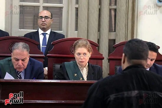 هيئة المحكمة في قضية حيهان الشماشيرجى (2)