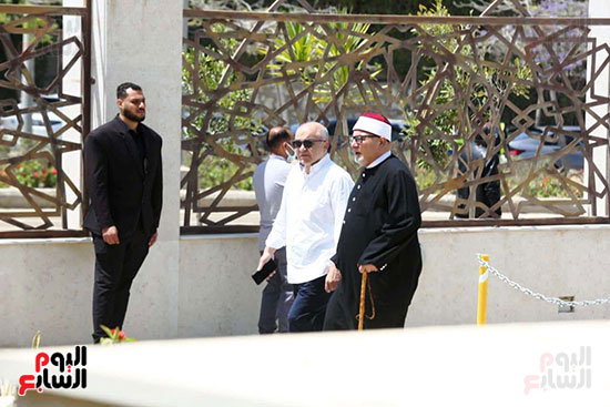 خالد الجندى - جنازه هانى شاكر (4)