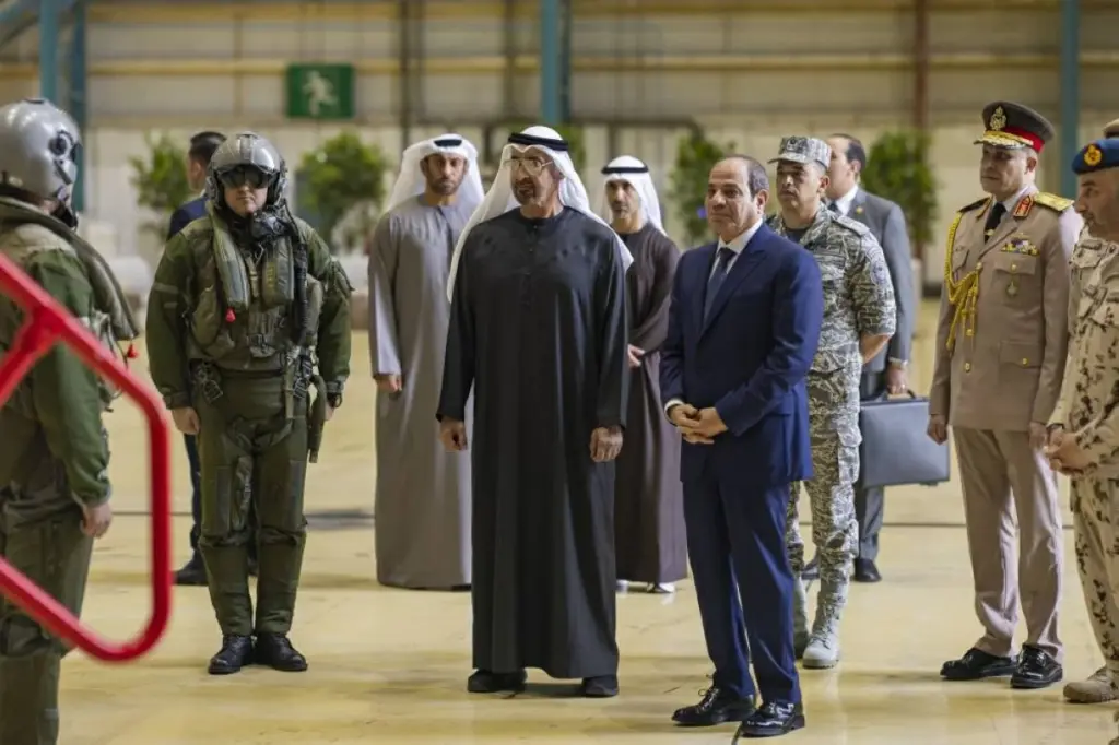 محمد بن زايد والسيسي يبحثان العلاقات الأخوية والتطوّرات