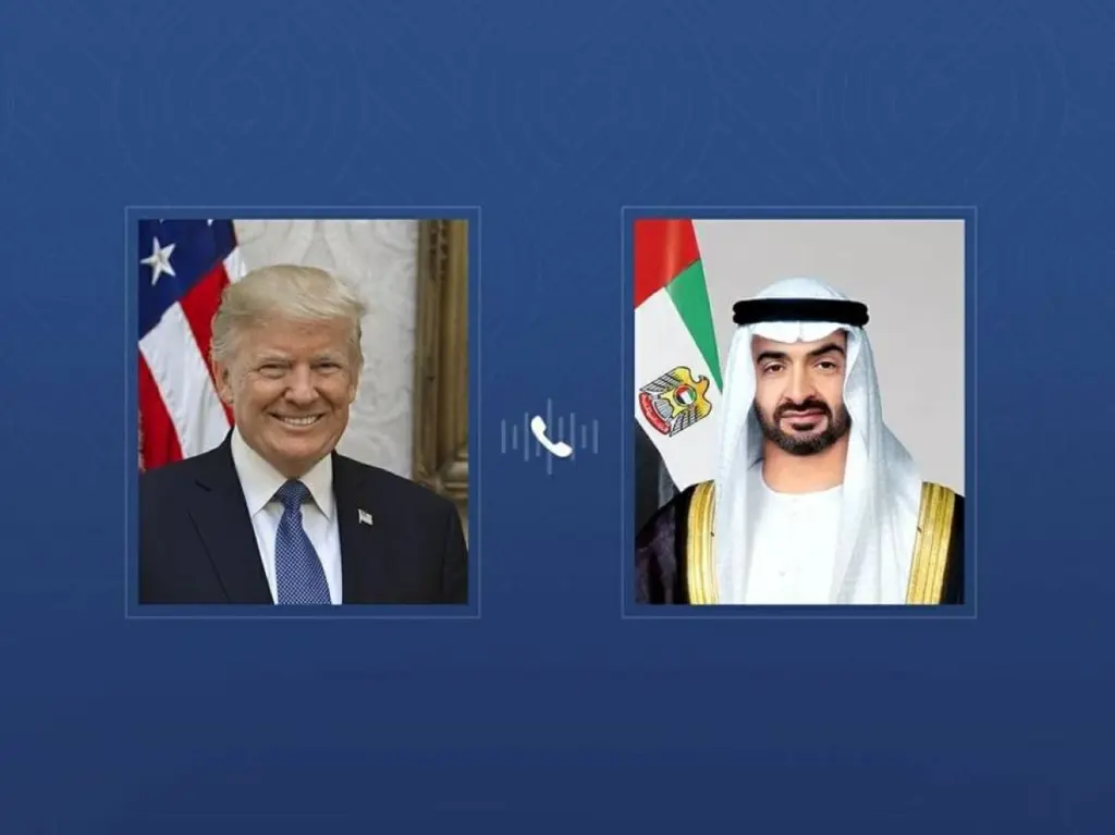 محمد بن زايد وترامب يبحثان التعاون الاستراتيجي والتطورات الإقليمية