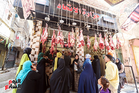 اقبال من المواطنين على شراء اللحوم