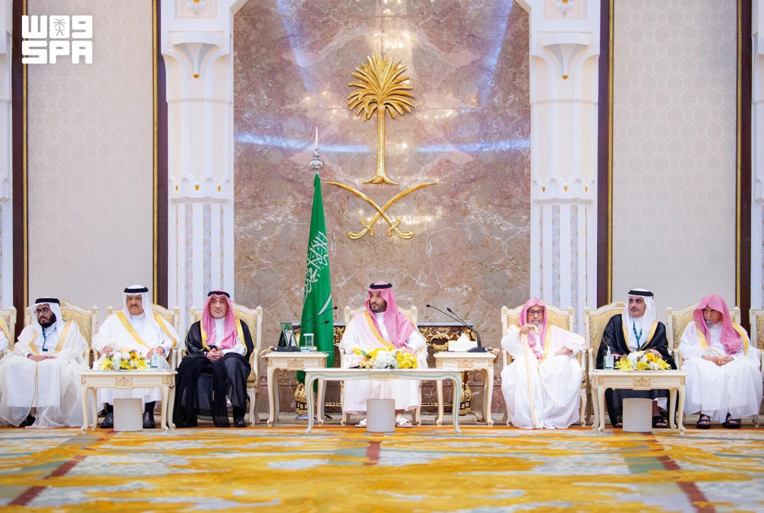 حج / نيابة عن خادم الحرمين الشريفين.. سمو ولي العهد يستقبل في الديوان الملكي بقصر منى المهنئين بعيد الأضحى المبارك – وكالة الأنباء السعودية حج / نيابة عن خادم الحرمين الشريفين.. سمو ولي العهد يستقبل في الديوان الملكي بقصر منى المهنئين بعيد الأضحى المبارك - وكالة الأنباء السعودية