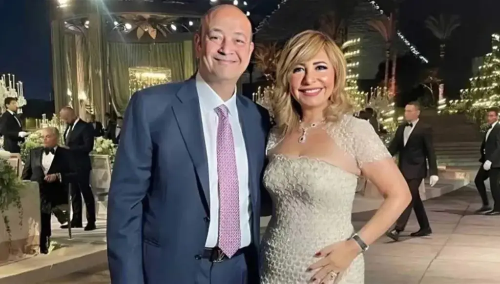 زواج عمرو أديب ودينا طلعت بين الأحاديث وعيد ميلاد لميس الحديدي