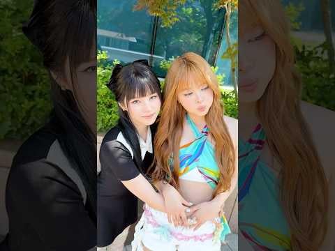 NMIXX KYUJIN مع LE SSERAFIM EUNCHAE - أغنية ثقيلة (تحدي الرقص) (260524)