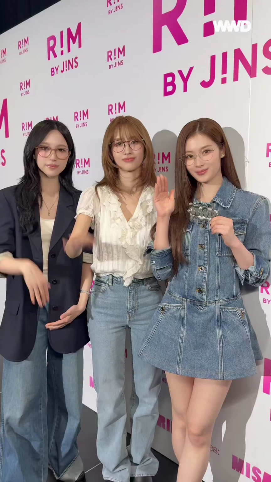 260501 تحديث WWD Japan Twitter - ظهرت MISAMO في حدث إطلاق المتجر المنبثق لـ RIM، العلامة التجارية الشقيقة لـ JINS! لقد قدموا رسالة ستثير معجبيهم بالتأكيد 🤍