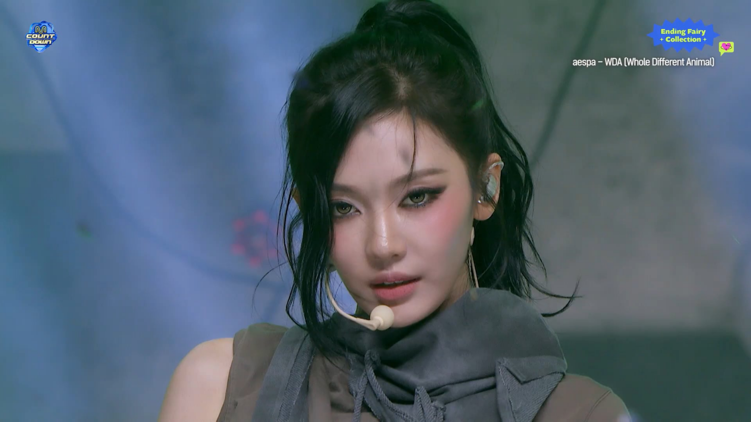 260516 تحديث تويتر Mnet M Countdown مع aespa - WDA (حيوانات مختلفة بالكامل) تنتهي بمجموعة الجنيات