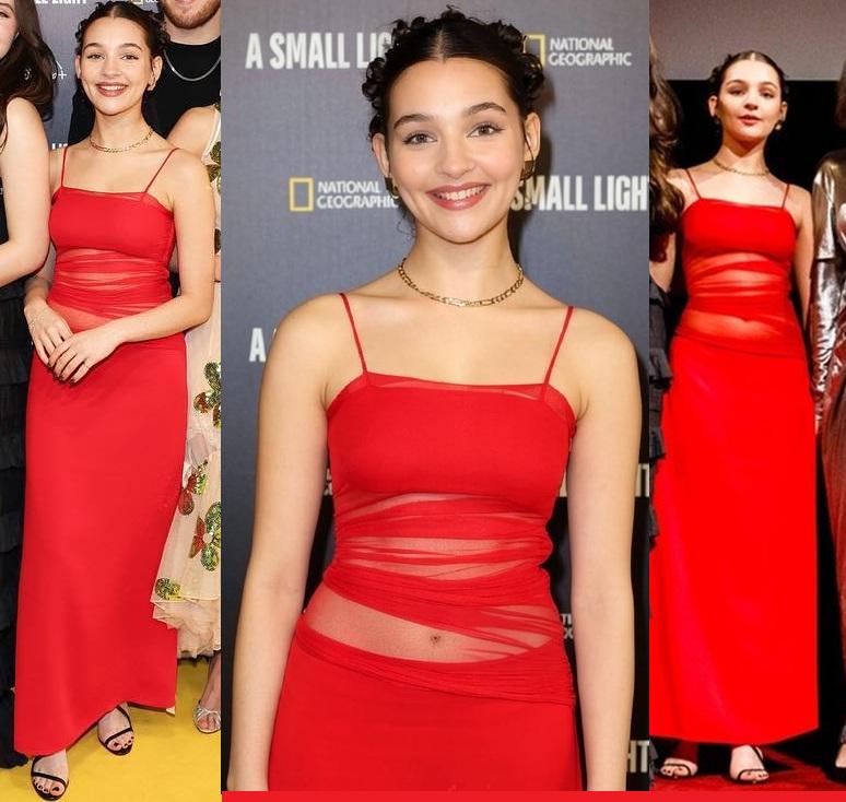 Billie Boullet nice red dress