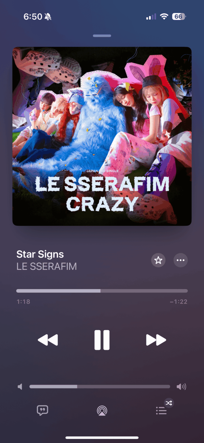 يبدو أن Star Signs قد عادت إلى Apple Music في الولايات المتحدة