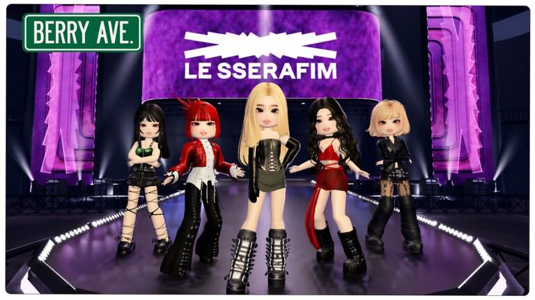 260506 LE SSERAFIM سيعقد لقاءً وترحيبًا في لعبة Roblox "Berry Avenue" غدًا 7 مايو الساعة 9:30 مساءً بتوقيت كوريا