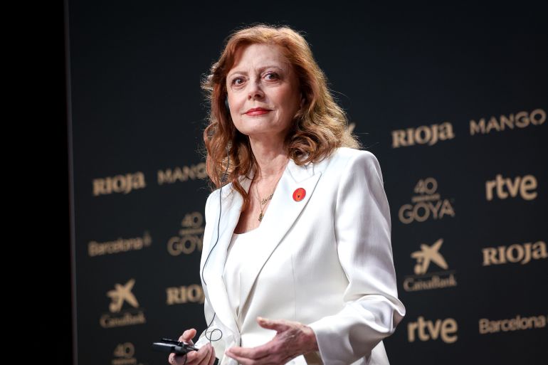 BARCELONA, SPAIN - FEBRUARY 27: Susan Sarandon attends the Goya International Award 2026 photocall ahead of the the 40th Goya Cinema Awards 2026 at El Born Museum on February 27, 2026 in Barcelona, Spain. (Photo by Pablo Cuadra/Getty Images)