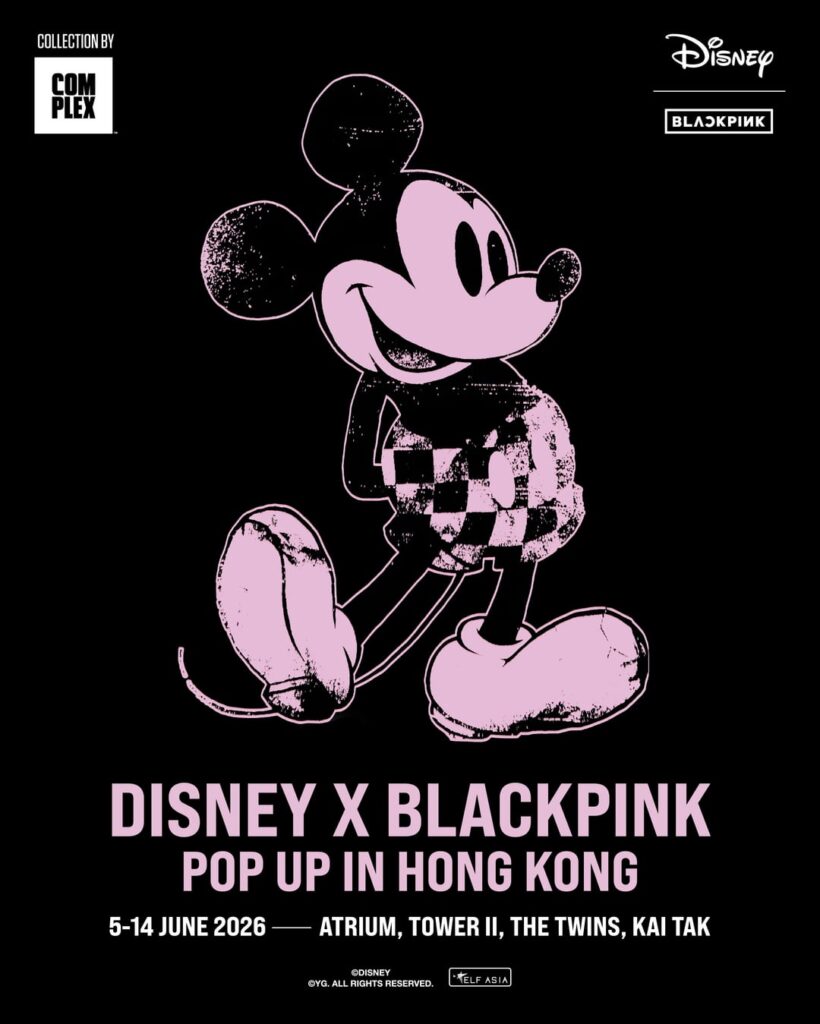 260522 مجموعة BLACKPINK x Disney من COMPLEX Pop-Up في هونغ كونغ