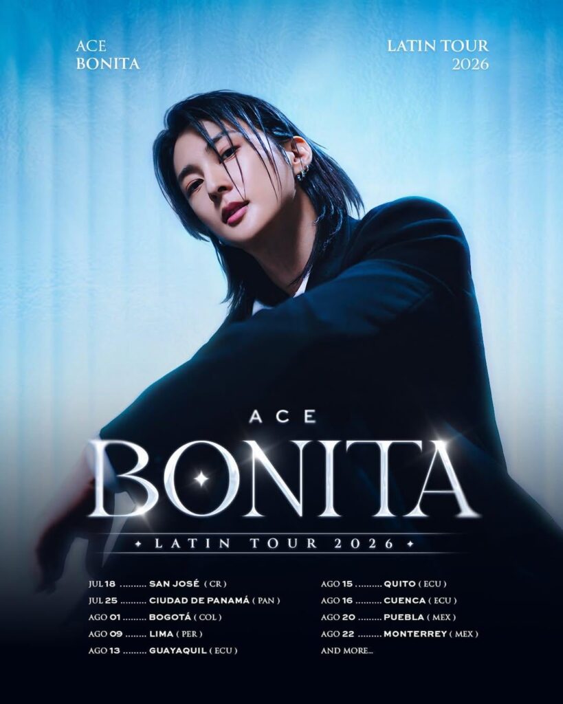 ACE (VAV) - الجولة اللاتينية لعام 2026 "BONITA" (ملصق إعلان)