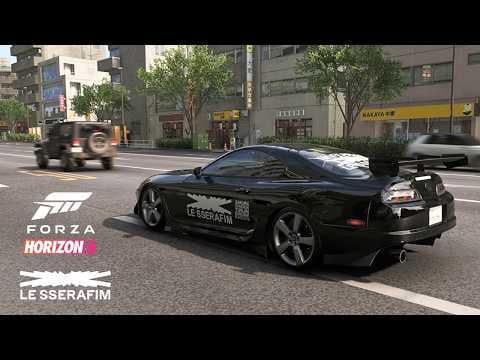 لقد صنعت سيارة LE SSERAFIM في Forza Horizon 6 :)
