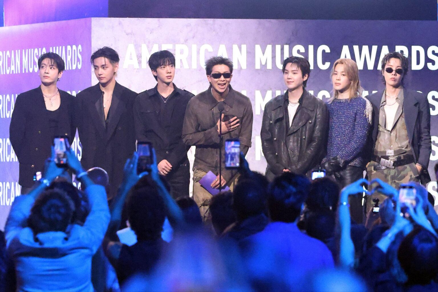 BTS في حفل توزيع جوائز الموسيقى الأمريكية لعام 2026