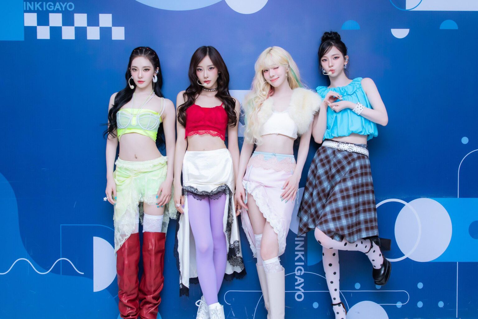 260531 تحديث تويتر kpop_sbs مع aespa - صورة ما قبل العرض @ SBS Inkigayo
