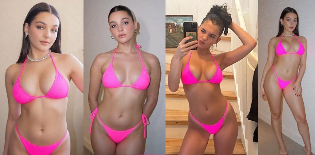 Billie Boullet likes pink bikinis Billie Boullet likes pink bikinis