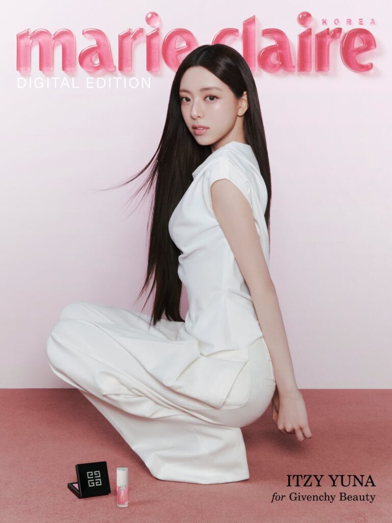 ITZY Yuna - Marie Claire Korea x جيفنشي بيوتي (غلاف الإصدار الرقمي لشهر مايو 2026)