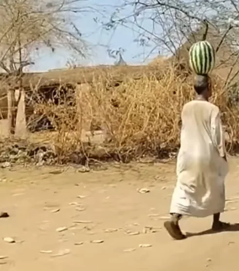 سوداني يتحدى قوانين الجاذبية و يلفت الأنظار