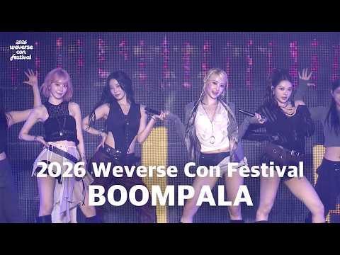 260623 LE SSERAFIM - BOOMPALA (كاميرا المسرح) @ 2026 مهرجان Weverse Con (260607)