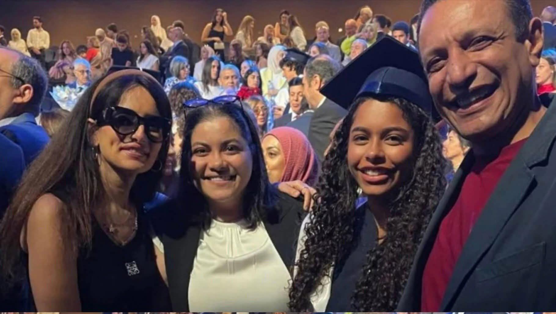 زينة ومحمد مصطفى وابنة شيرين