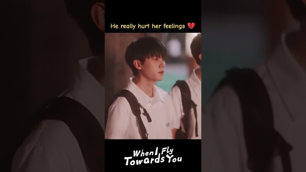 جرح مشاعرها💔💔 #WhenIFlyTowardsYou #عندما_أطير_نحوك #youku  #zhouyiran #zhangmiaoyi #cdrama #shorts