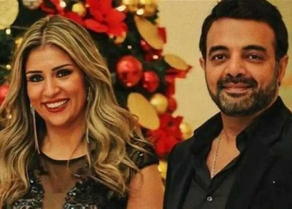 عمرو محمود ياسين وزوجته اَيات أباظة
