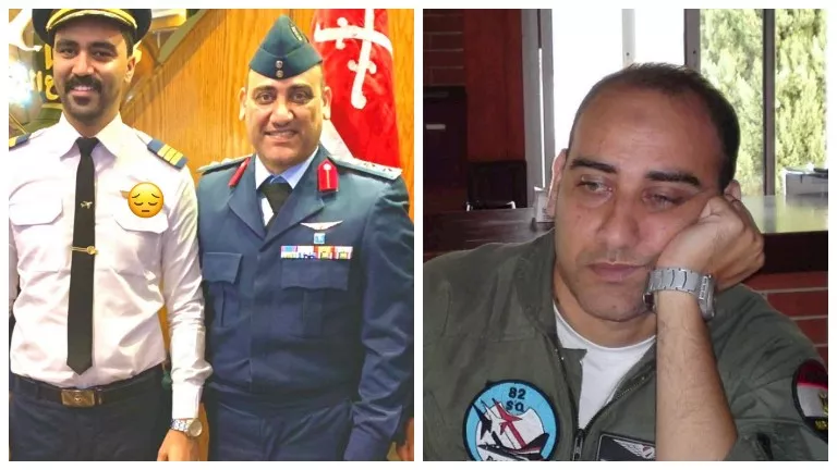 ننشر صورة الطيار شريف جمال ضحية حادث سقوط طائرة أكتوبر