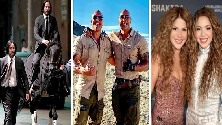 نجوم يستعينون بشبيه لهم لتنفيذ مشاهد سينمائية أو حمايتهم من مصوري “الب نجوم يستعينون بشبيه لهم لتنفيذ مشاهد سينمائية أو حمايتهم من مصوري "الب